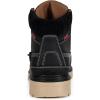 imageEagsouni Mens Womens Snow Boots Warm Fur Lined Ankle Booties Hiking Trekking Trail Climbing Shoes Lace Up AntiSlip Waterproof Working Outdoor Backpacking BootsBlack Without Fur