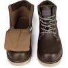 imageEagsouni Mens Womens Snow Boots Warm Fur Lined Ankle Booties Hiking Trekking Trail Climbing Shoes Lace Up AntiSlip Waterproof Working Outdoor Backpacking BootsDark Brown Without Fur