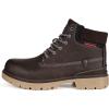 imageEagsouni Mens Womens Snow Boots Warm Fur Lined Ankle Booties Hiking Trekking Trail Climbing Shoes Lace Up AntiSlip Waterproof Working Outdoor Backpacking BootsDark Brown Without Fur