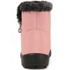 imageEagsouni Snow Boots Womens Winter Ankle Boots Ladies Warm Fur Lined Booties Thickening Shoes Zip Flat Sneakers Outdoor BootiesHigh Top  Pink