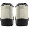 imageEagsouni Snow Boots Womens Winter Ankle Boots Ladies Warm Fur Lined Booties Thickening Shoes Zip Flat Sneakers Outdoor BootiesLow Top  Beige