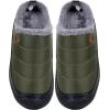 imageEagsouni Womens Mens House Slippers Slip on Snow Winter Warm Fully Fur Lined Slippers Indoor Outdoor ShoesGreena