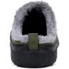 imageEagsouni Womens Mens House Slippers Slip on Snow Winter Warm Fully Fur Lined Slippers Indoor Outdoor ShoesGreena