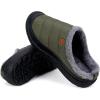 imageEagsouni Womens Mens House Slippers Slip on Snow Winter Warm Fully Fur Lined Slippers Indoor Outdoor ShoesGreena