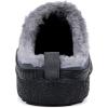 imageEagsouni Womens Mens House Slippers Slip on Snow Winter Warm Fully Fur Lined Slippers Indoor Outdoor ShoesGreya