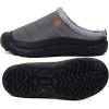 imageEagsouni Womens Mens House Slippers Slip on Snow Winter Warm Fully Fur Lined Slippers Indoor Outdoor ShoesGreya