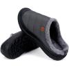 imageEagsouni Womens Mens House Slippers Slip on Snow Winter Warm Fully Fur Lined Slippers Indoor Outdoor ShoesGreya
