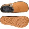 imageEagsouni Womens Mens Slippers Suede Fuzzy Slippers with Arch Support Orthotic Winter Warm Fur Lined Slip on House Shoes Indoor Outdoor for Plantar FasciitisYellow