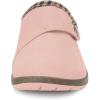 imageEagsouni Womens Mens Slippers Suede Fuzzy Slippers with Arch Support Orthotic Winter Warm Fur Lined Slip on House Shoes Indoor Outdoor for Plantar FasciitisPink