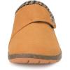 imageEagsouni Womens Mens Slippers Suede Fuzzy Slippers with Arch Support Orthotic Winter Warm Fur Lined Slip on House Shoes Indoor Outdoor for Plantar FasciitisYellow