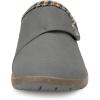 imageEagsouni Womens Mens Slippers Suede Fuzzy Slippers with Arch Support Orthotic Winter Warm Fur Lined Slip on House Shoes Indoor Outdoor for Plantar FasciitisGrey