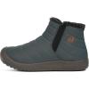 imageEagsouni Womens Mens Snow Boots Winter Shoes Slip On Ankle Booties AntiSlip Water Resistant Fully Fur Lined Outdoor SneakersGreyhigh Top