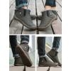 imageEagsouni Womens Mens Snow Boots Winter Shoes Slip On Ankle Booties AntiSlip Water Resistant Fully Fur Lined Outdoor SneakersGreyhigh Top