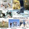 imageEagsouni Womens Mens Snow Boots Winter Shoes Slip On Ankle Booties AntiSlip Water Resistant Fully Fur Lined Outdoor SneakersGreylow Top