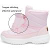 imageEagsouni Womens Snow Boots Winter Warm Ankle Booties Water Resistant Fully Fur Lined Outdoor Sneakers Non Slip