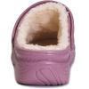 imageMens Womens Winter Lined Clogs Waterproof House Slippers Warm Fur Plush Garden Shoes Indoor Outdoor Mules Soft Purple