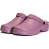 imageMens Womens Winter Lined Clogs Waterproof House Slippers Warm Fur Plush Garden Shoes Indoor Outdoor Mules Soft Purple