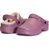 imageMens Womens Winter Lined Clogs Waterproof House Slippers Warm Fur Plush Garden Shoes Indoor Outdoor Mules Soft Purple