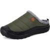 imageEagsouni Womens Mens House Slippers Slip on Snow Winter Warm Fully Fur Lined Slippers Indoor Outdoor ShoesGreena