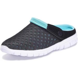 imageEagsouni Garden Clogs Garden Shoes for Men Women Summer Beach Slippers Lightweight Mesh Sandals Outdoor Walking Shoes ABlue