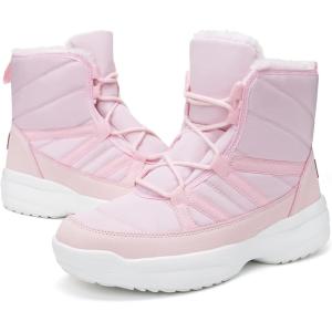 imageEagsouni Womens Snow Boots Winter Warm Ankle Booties Water Resistant Fully Fur Lined Outdoor Sneakers Non Slip
