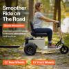 imageSuperHandy Electric Tugger Cart Industrial Tow Tractor Riding Scooter  1 Seater 2600 lbs Towing Cap 350 lbs load cap 48V 4Ah LiIon Battery  For Warehouse Material ampamp Mobility Personnel Transport