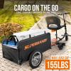 imageSuperHandy Foldable Wagon  Lightweight 155 lbs Capacity ToolFree Assembly Compatible with GUT112GUT140GUT142 SuperHandyG Mobility Scooters