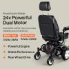 imageSuperHandy GoRide Power Wheelchair 300 lbs Capacity Electric Wheelchair with Dynamic Linx Joystick Controller GoRide CRXGoRide CRX