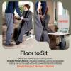 imageSuperHandy GoRise FC Electric Floor to Chair Lift for Seniors and People with Disabilities  400 Lbs Capacity Seating Transfer Assistance Magnetic Remote Patent Pending