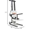 imageSuperHandy GoRise FS Electric Floor to Stand Lift for Seniors and People with Disabilities  500 Lbs Capacity Standing Assistance Portable Adjustable Ergonomic Easy Storage Patent Pending
