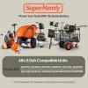 imageSuperHandy LithiumIon Rechargeable Battery 48V DC 2Ah 888 Watt Hours for The Mobility Scooter ULV Foggers EarthIce Auger and More BL481SH