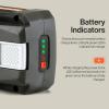 imageSuperHandy LithiumIon Rechargeable Battery 48V DC 2Ah 888 Watt Hours for The Mobility Scooter ULV Foggers EarthIce Auger and More BL481SH