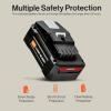 imageSuperHandy LithiumIon Rechargeable Battery 48V DC 2Ah 888 Watt Hours for The Mobility Scooter ULV Foggers EarthIce Auger and More BL481SH
