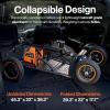 imageSuperHandy Mobility Scooter Explorer  4 Wheels 500W Brushless Motor 48V2Ah4Ah Battery 350LBS Capacity 5mph Top Speed Lightweight Aluminum 50lb Frame Patent Pending
