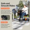 imageSuperHandy Passport Mobility Scooter for Adults Foldable 3 Wheel Airline Travel Friendly  13 Mile Range Includes 2 Removable 48V Lithiumion Batteries ampamp Charger 275 Lbs