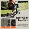 imageSuperHandy Passport Plus Mobility Scooter  Foldable 3 Wheel Aluminum Frame Airline Friendly 11 Mile Range 2 Removable 48V Lithium Batteries ampamp Charger Supports 330 Lbs
