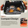 imageSuperHandy Passport Pro Mobility Scooter  Foldable Aluminum Frame 4 Wheels Includes 2 48V 2Ah LiIon Batteries ampamp Charger Supports up to 330 Lbs Patent Pending Orange ampamp Black 330 Lbs