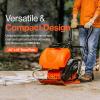 imageSuperHandy Plate Compactor with Water Tank  Enhanced for Dirt ampamp Asphalt 7HP 4Stroke Engine 5500VPM 4200lbs Impact 20x15 Inch Base