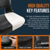 imageSuperHandy Upgraded Fully Padded Faux Leather Cushioned Seat Back Rest and Handles  For SuperHandy 3 Wheel Mobility Scooter Seat Only