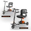 imageSuperHandy Upgraded Fully Padded Faux Leather Cushioned Seat Back Rest and Handles  For SuperHandy 3 Wheel Mobility Scooter Seat Only