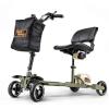 imageSuperHandy Passport Pro Mobility Scooter  Foldable Aluminum Frame 4 Wheels Includes 2 48V 2Ah LiIon Batteries ampamp Charger Supports up to 330 Lbs Patent Pending Dark Green ampamp Sand 330 Lbs