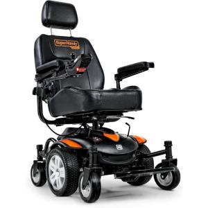 imageSuperHandy GoRide Power Wheelchair 300 lbs Capacity Electric Wheelchair with Dynamic Linx Joystick Controller GoRide CRXGoRide CRX