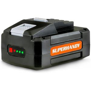 imageSuperHandy LithiumIon Rechargeable Battery 48V DC 2Ah 888 Watt Hours for The Mobility Scooter ULV Foggers EarthIce Auger and More BL481SH