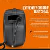 imageSuperHandy AirHoseReel Retractable 38quot x 50 Feet Long Industrial Water Premium Commercial Flex Hybrid Polymer Hose Spring Driven Polypropylene Heavy Duty with Lead in Hose ampamp PVC Handle