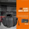 imageSuperHandy AirHoseReel Retractable 38quot x 50 Feet Long Industrial Water Premium Commercial Flex Hybrid Polymer Hose Spring Driven Polypropylene Heavy Duty with Lead in Hose ampamp PVC Handle