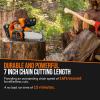 imageSuperHandy Chainsaw Mini 8Inch Cordless Electric 20V 20Ah Lightweight Wood Tree Cutting Forestry Landscaping