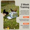 imageSuperHandy Chicken Feeder Automatic 20lbs 9kg Capacity Trough Feeds 612 PoultryFowl Up to 10 days Keeps Dry with Spill Proof Galvanized Steel Bird Prevention for Chickens Pheasants or Roosters