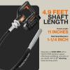 imageSuperHandy Concrete Vibrating Power Tool 13k VPM 49 Ft Flex Hose Immersion Shaft Cement Vibrator Cordless Handheld 48V 2Ah Battery Brushless Motor  Remove Air Bubble Level ampamp Mix Concrete