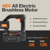 imageSuperHandy Concrete Vibrating Power Tool 13k VPM 49 Ft Flex Hose Immersion Shaft Cement Vibrator Cordless Handheld 48V 2Ah Battery Brushless Motor  Remove Air Bubble Level ampamp Mix Concrete