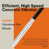 imageSuperHandy Concrete Vibrating Power Tool 13k VPM 49 Ft Flex Hose Immersion Shaft Cement Vibrator Cordless Handheld 48V 2Ah Battery Brushless Motor  Remove Air Bubble Level ampamp Mix Concrete